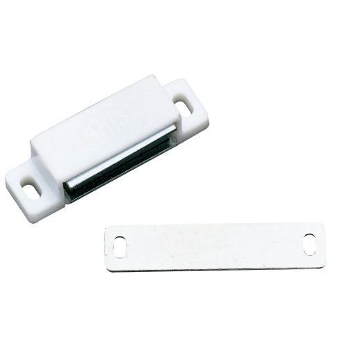 Magnetschnäpper 2 Stk x 4 kg weiss