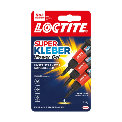 LOCTITE Superkleber MiniTrio GEL Sekundenkleber 74072180