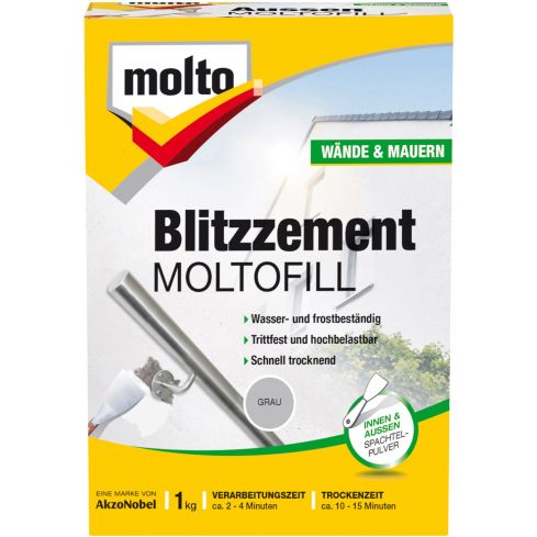 MOLTO BLITZZEMENT 1 KG WEISS 66116342