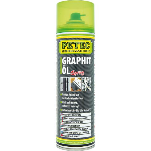 Graphitöl Spray 500 ml Petec            59072250