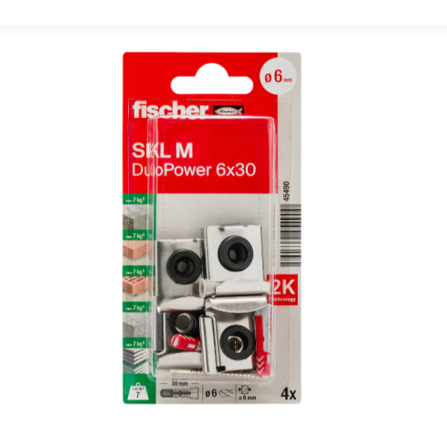 Fischer Spiegelbefestigung SKL-M Komplettes Set 18052399