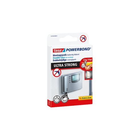 Montagepad 6 Kg 6x2cm tesa Powerbond® 60557900