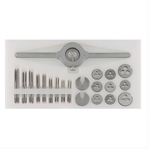 Gewindeschneidkassette MINI M1 - M2,5 31-teilig; Gewindebohrer+Schneideisen 91041126